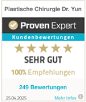 Auszeichnung von ProvenExpert Sehr gut 100% Empfehlung