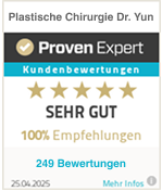 Auszeichnung von ProvenExpert Sehr gut 100% Empfehlung
